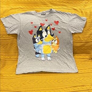 Bluey Gray Short Sleeve Tee